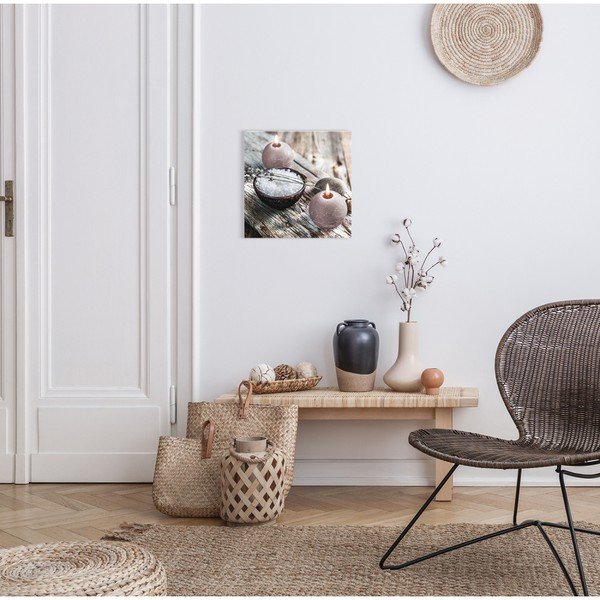 Immagine Glasspik Spa & Zen Legno grigio, 30 x 30 cm - Styler-image-1