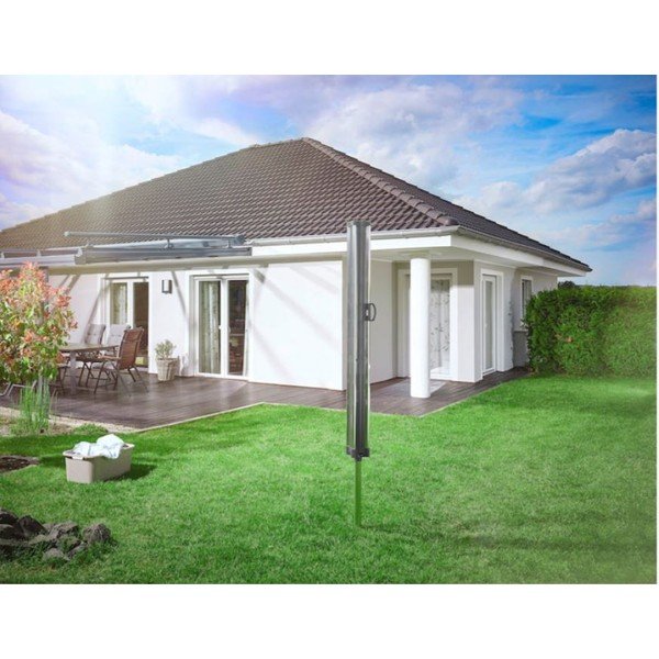 Stendino da giardino argentato 50 m Linomatic 500 Plus – LEIFHEIT-image-4