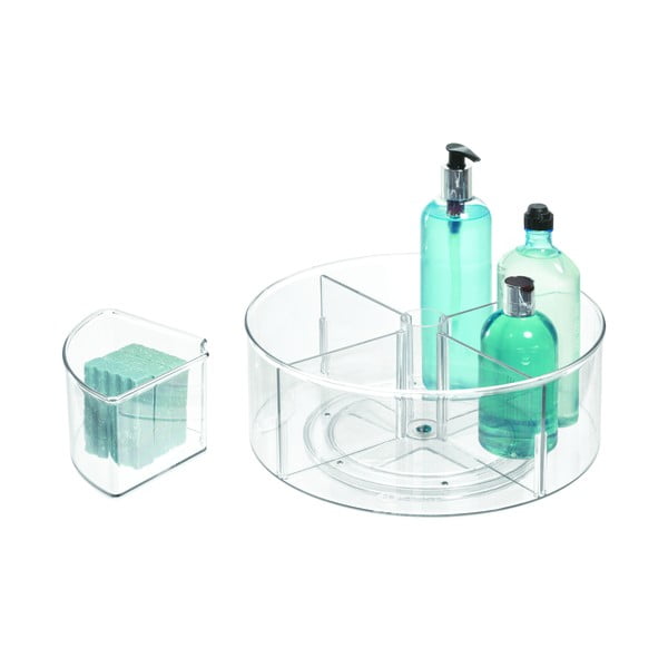 Contenitore rotondo trasparente iDesign The Home Edit, ⌀ 29 cm - iDesign/The Home Edit-image-4