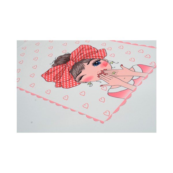 Runner da tavola in microfibra Cute Girl, 45 x 145 cm - Minimalist Cushion Covers-image-1