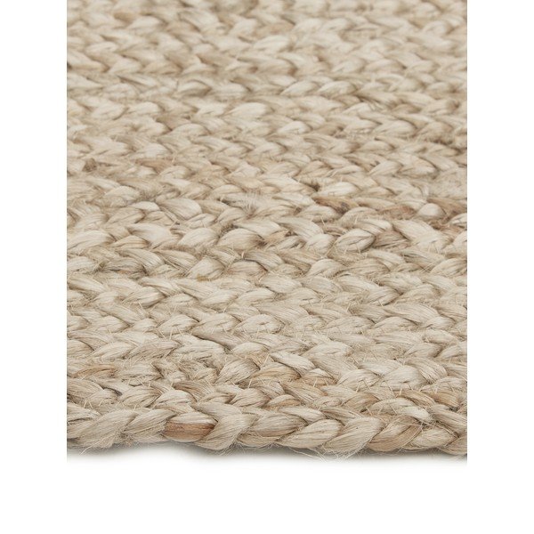 Tappeto di colore naturale in iuta tessuto a mano 60x90 cm Sharmila – Westwing Collection-image-3
