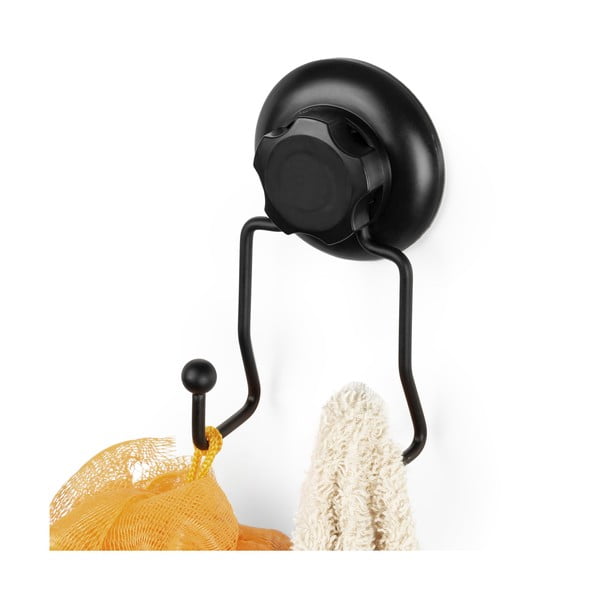 Gancio a muro autoportante nero Doppio nero Bestlock - Compactor-image-1