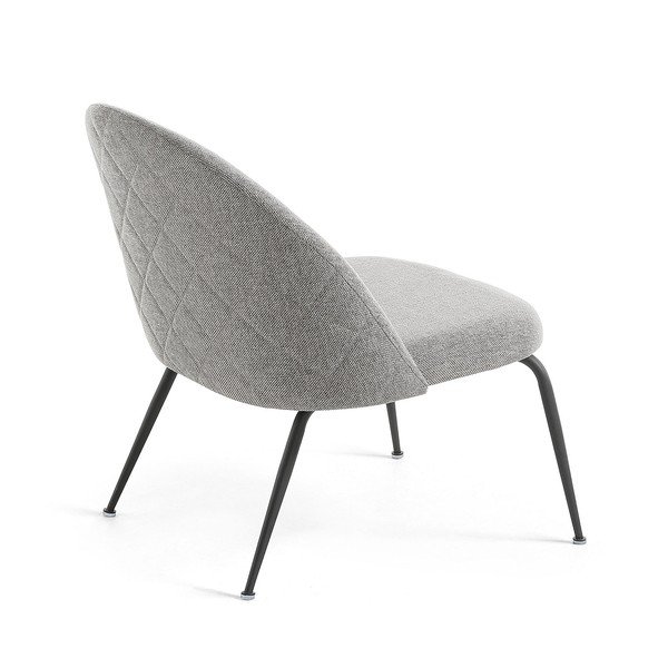 Poltrona grigia Mystere - Kave Home-image-3