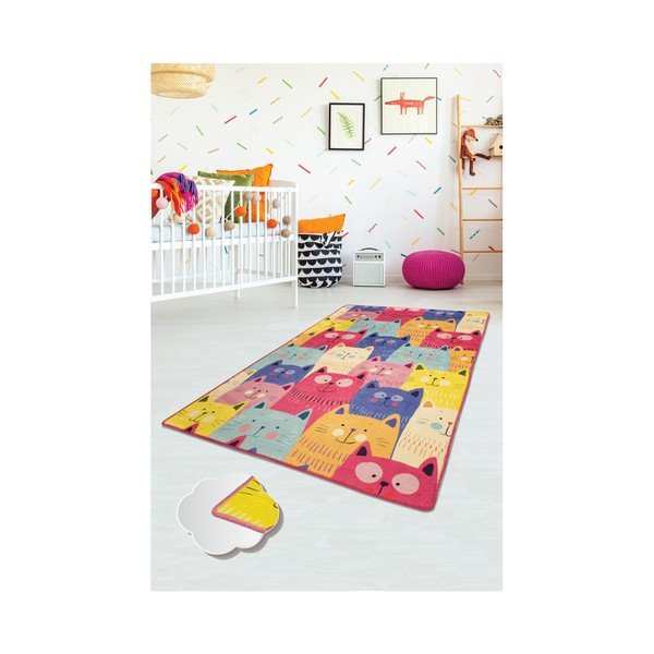 Tappeto per bambini , 100 x 160 cm Cats - Conceptum Hypnose-image-1