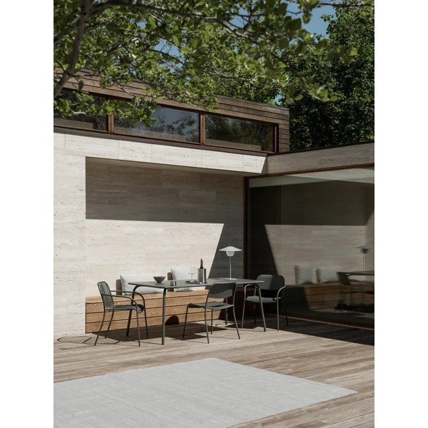 Sedia da esterno grigia in metallo Yua Wire – Blomus-image-1