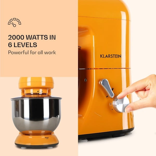 Robot da cucina arancione Bella - Klarstein-image-3