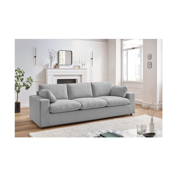 Divano grigio chiaro 250 cm Belair – Bobochic Paris-image-1