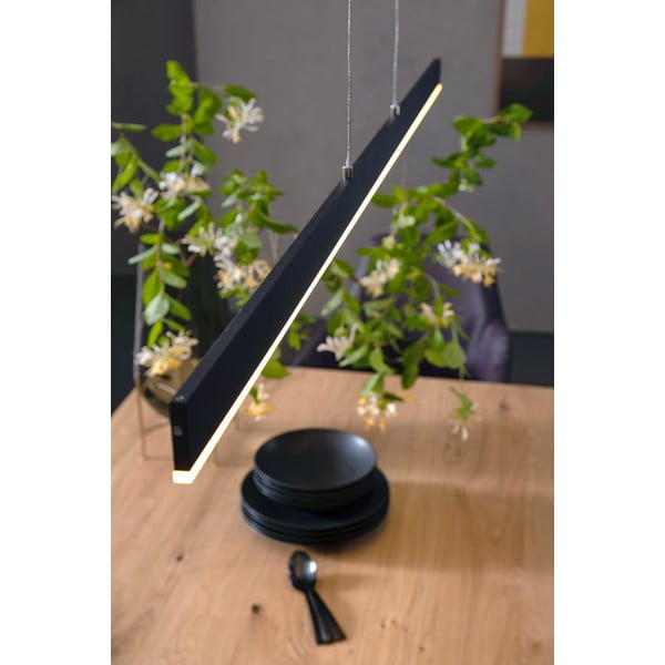 Lampadario a LED nero dimmerabile Straight - Fischer & Honsel-image-2