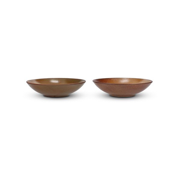 Ciotola marrone in porcellana ø 21 cm Ovio – BonBistro-image-2