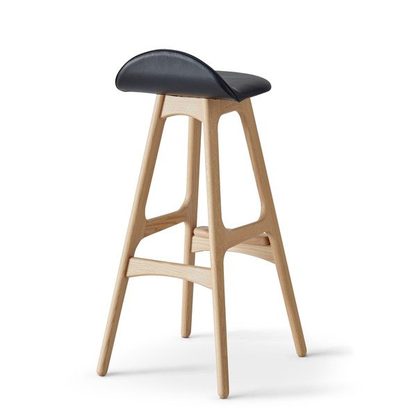 sedia bar girevole in pelle 86 cm Buck - Hammel Furniture-image-2