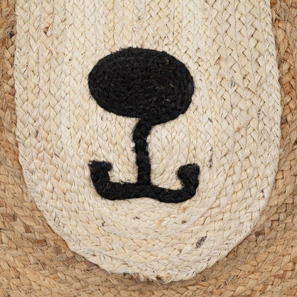 Tappeto per bambini di colore naturale in iuta ø100 cm Chiquillo – Ixia-image-1