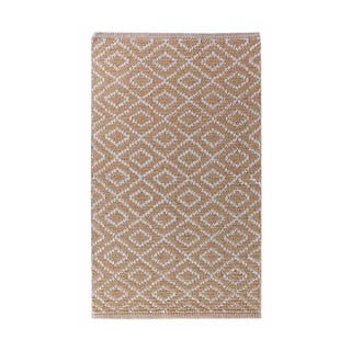 Tappeto lavabile beige 50x80 cm Lazaro - douceur d'intérieur