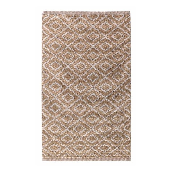 Tappeto lavabile beige 50x80 cm Lazaro - douceur d'intérieur