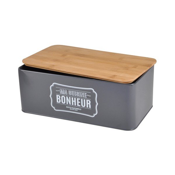 Contenitore per il pane in metallo - Homéa-image-2