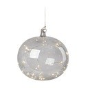 Decorazione luminosa natalizia grigia da appendere   ø 18 cm Lina - Markslöjd