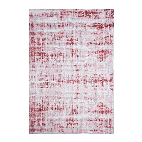 Tappeto rosso e grigio , 80 x 150 cm Abstract - Floorita