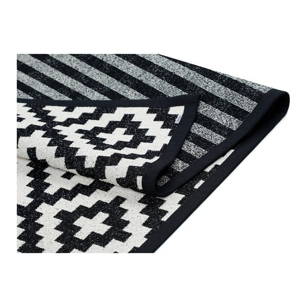 Tappeto bifacciale a motivi bianchi e neri , 160 x 230 cm Viki - Narma-image-2