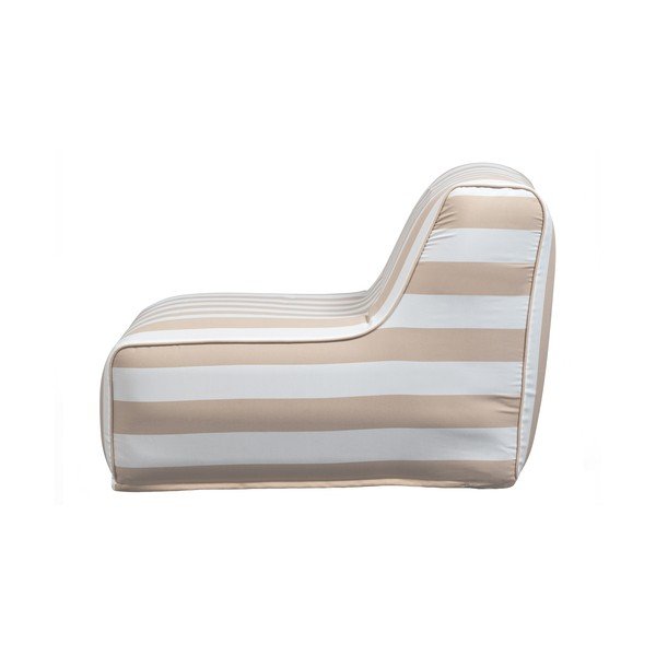 Sedia da giardino gonfiabile bianca e beige Sit On Air - vtwonen-image-3