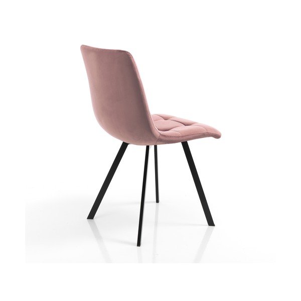 Sedie da pranzo in set rosa in velluto 2 pz Toffee – Tomasucci-image-3
