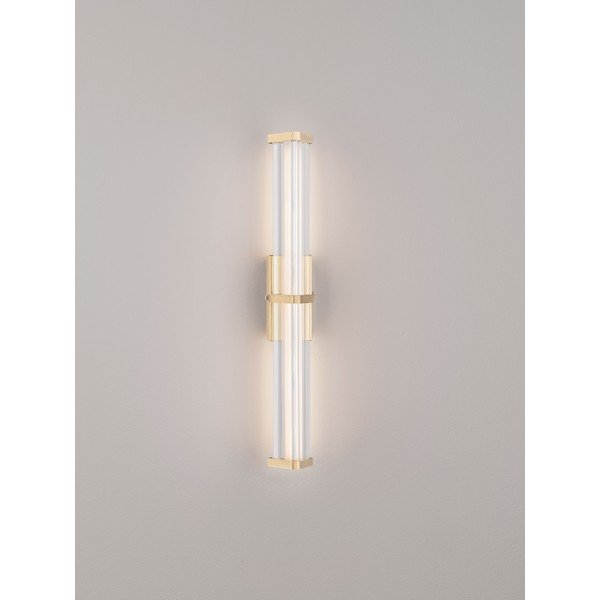 Lampada da parete LED oro opaco in metallo con intensità regolabile Pheme – Nova Luce-image-4
