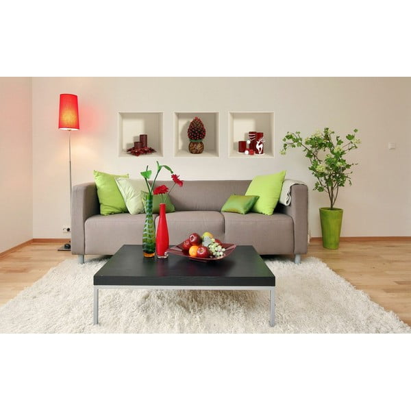 Set di 3 adesivi natalizi con effetto 3D Candele rosse e albero di Natale - Ambiance-image-3