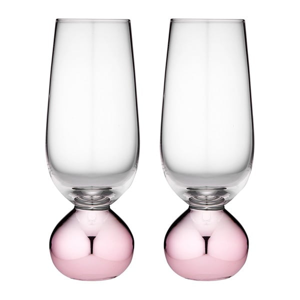 Bicchieri da spumante in set da 2 250 ml Astrid Rose - Ladelle