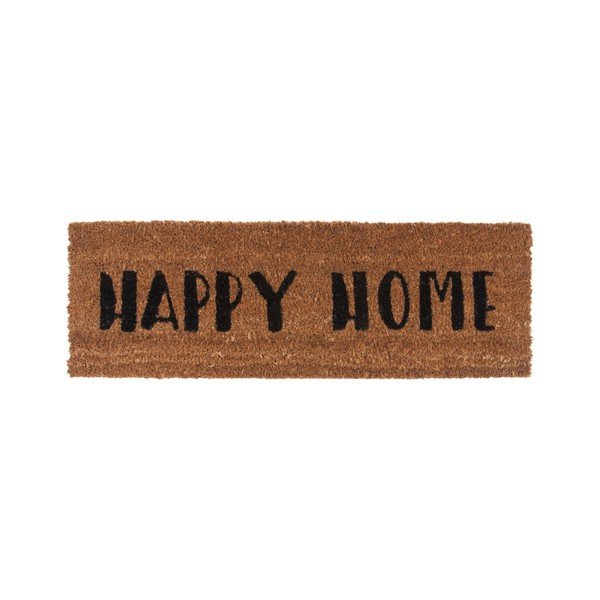 Zerbino con scritte nere , 26 x 75 cm Happy Home - PT LIVING
