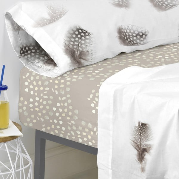 Lenzuolo di cotone Basic , 140 x 200 cm Light - Happy Friday-image-3