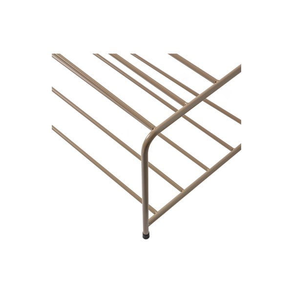 Scarpiera in metallo marrone chiaro Josse - WOOOD-image-4