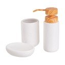 Set di accessori per il bagno bianco in ceramica – Casa Selección