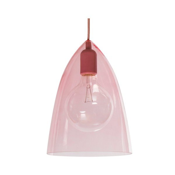 Lampada a sospensione rosa Glassy - SULION-image-2