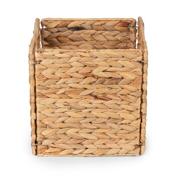 Cesto in giacinto d'acqua 24x24x24 cm – Compactor-image-1