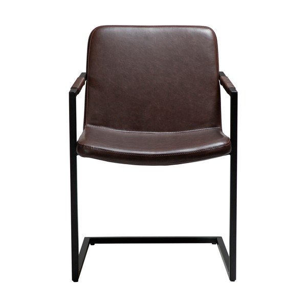 Sedia da pranzo marrone con braccioli Bounce – DAN-FORM Denmark-image-1