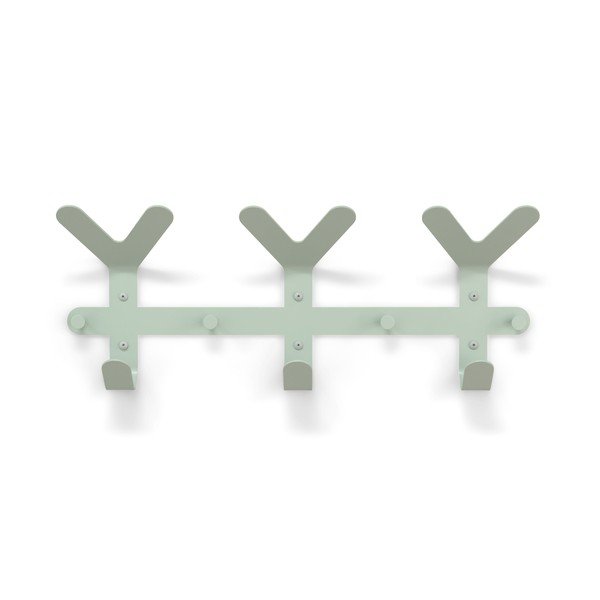 Attaccapanni da parete verde polveroso in acciaio 66 cm Frondo – Spinder Design-image-2