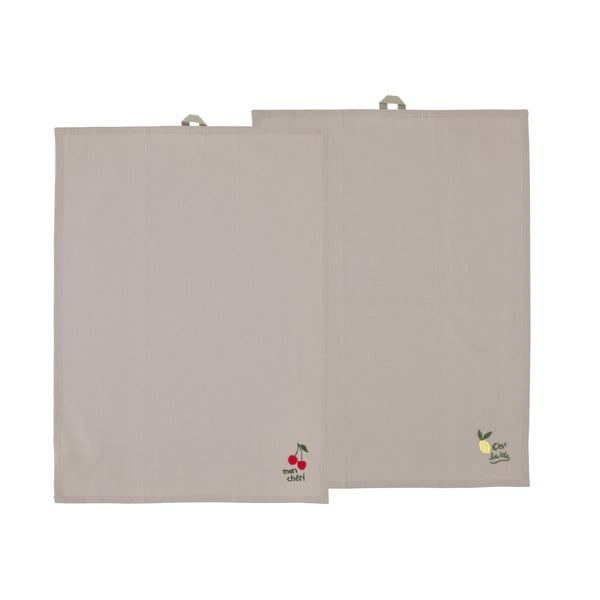 Set di strofinacci in cotone 2 pz 50x70 cm Bistro – Södahl