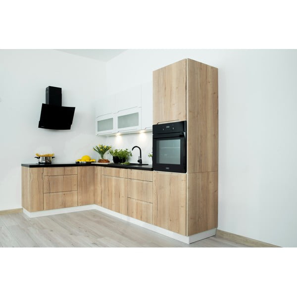 Cucina ad angolo senza piano di lavoro (senza montaggio) 170-290 cm Nico - STOLKAR-image-1