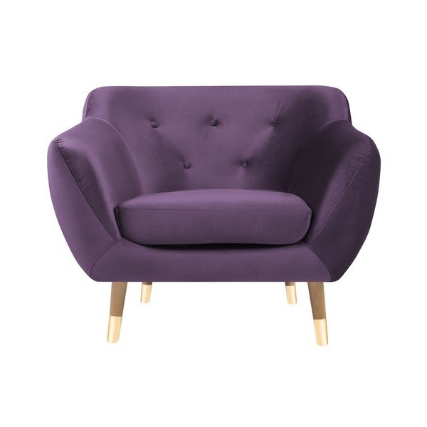 Poltrona Amelie viola - Mazzini Sofas