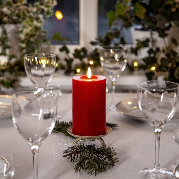 Candela LED (altezza 15 cm) Flamme Flow - Star Trading-image-1