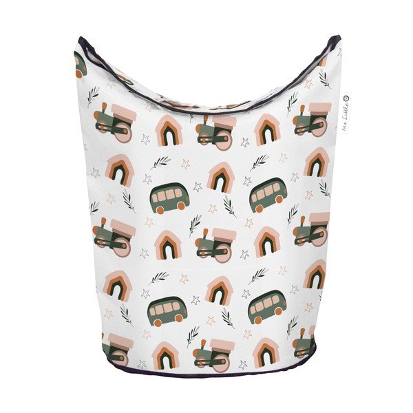 Cesto portaoggetti in tessuto per bambini Little House - Butter Kings-image-2