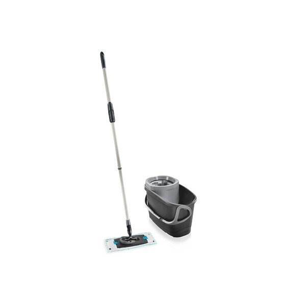 Mop con secchio con panno a rotante Clean Twist M Ergo Black – LEIFHEIT