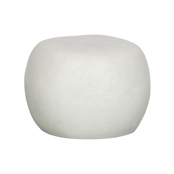 Tavolino da giardino bianco in fibra di argilla , ø 50 cm Pebble - vtwonen