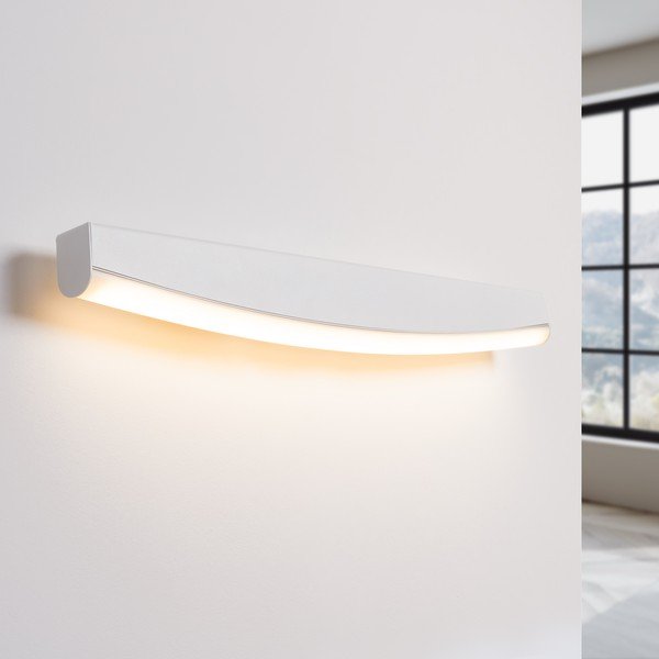 Lampada da parete LED bianca in metallo JORUN – Thoro-image-1