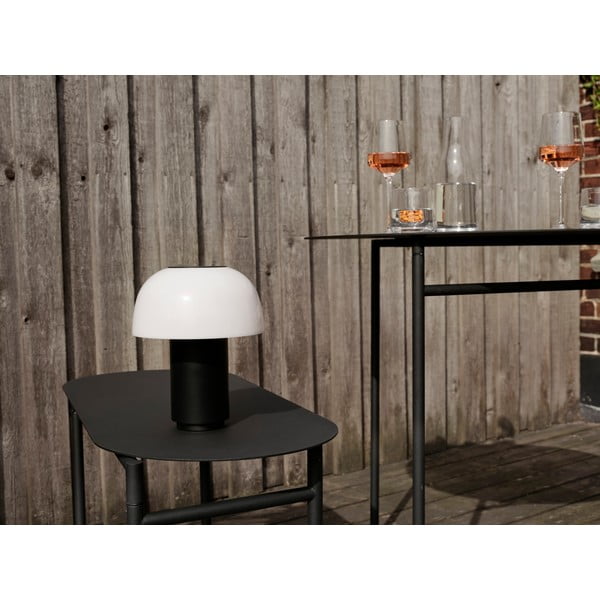 Tavolo da pranzo rotondo in metallo nero ø 70 cm Disc - Zone-image-1