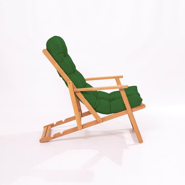 Set da giardino in legno di faggio in colore verde-naturale per 2 persone - Floriane Garden-image-2