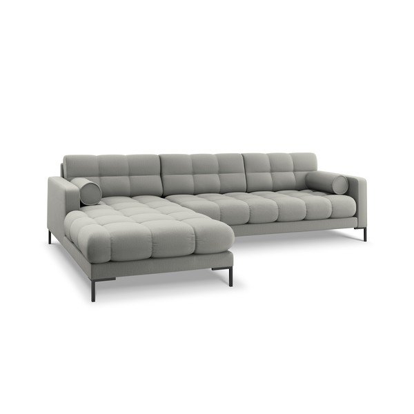 Divano angolare grigio chiaro, angolo sinistro Bali - Cosmopolitan Design-image-3