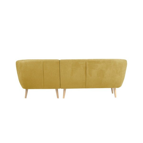 Divano giallo con lettino a destra Sardaigne - Mazzini Sofas-image-2