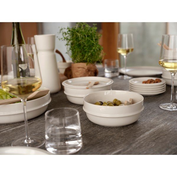 Ciotolina per zuppe e minestre color crema in porcellana 600 ml Eau – Zone-image-1