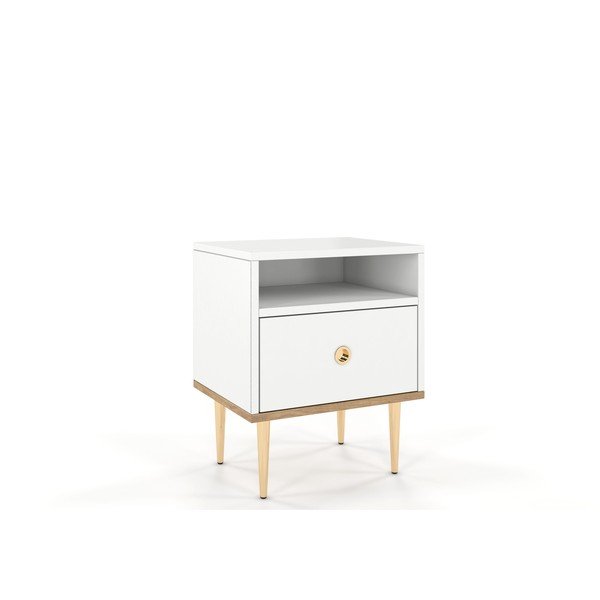 Comodino bianco Harmoni - Skandica-image-2