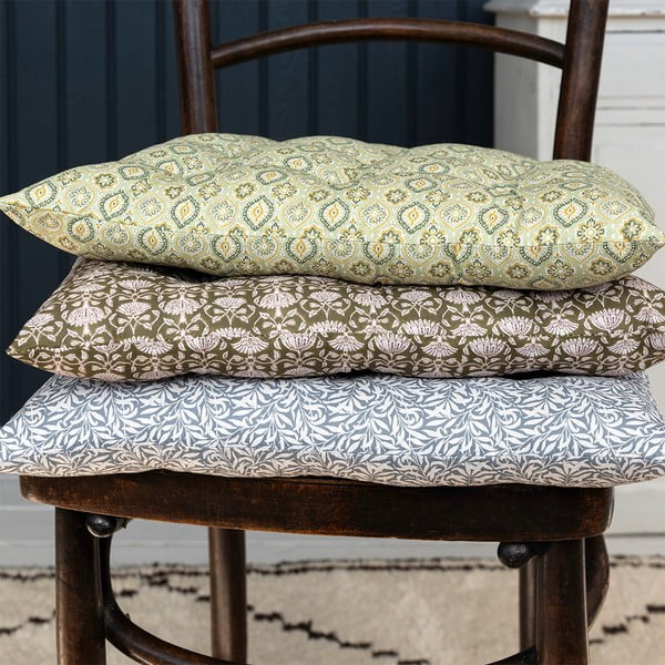 Cuscino per sedia in cotone 37x37 cm Leaf – Rex London-image-3