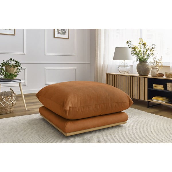 Poggiapiedi arancione Ernest – Bobochic Paris-image-1